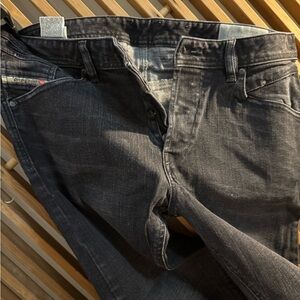 Diesel Black Relaxed Fit Jeans with Classic Denim Style